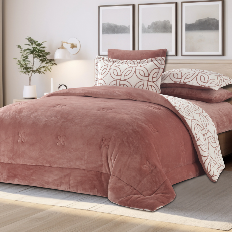 Cannon Comforter set Flannel Printed (200 GSM)