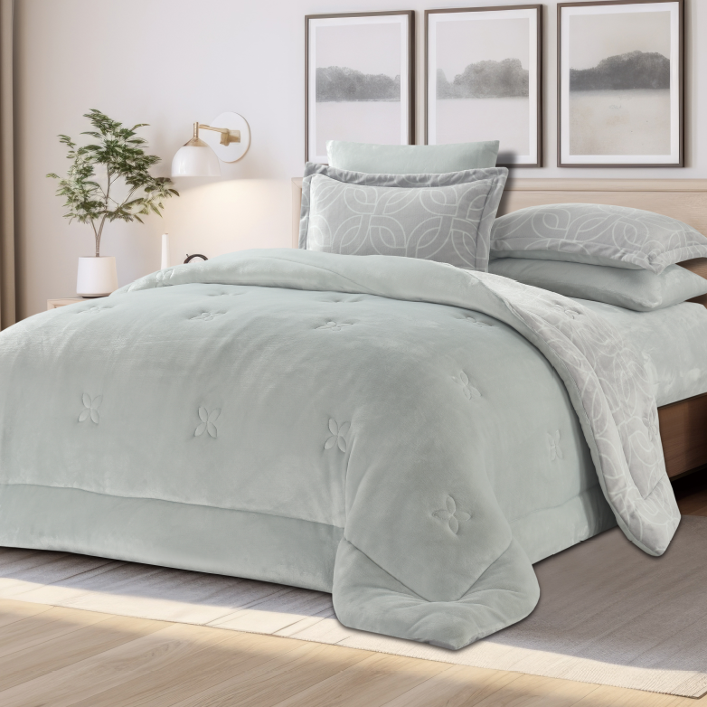 Cannon Comforter Set Flannel Printed (200 GSM)