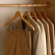 Pants & jacket wooden hanger