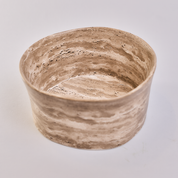 Greige marble ceramic platter