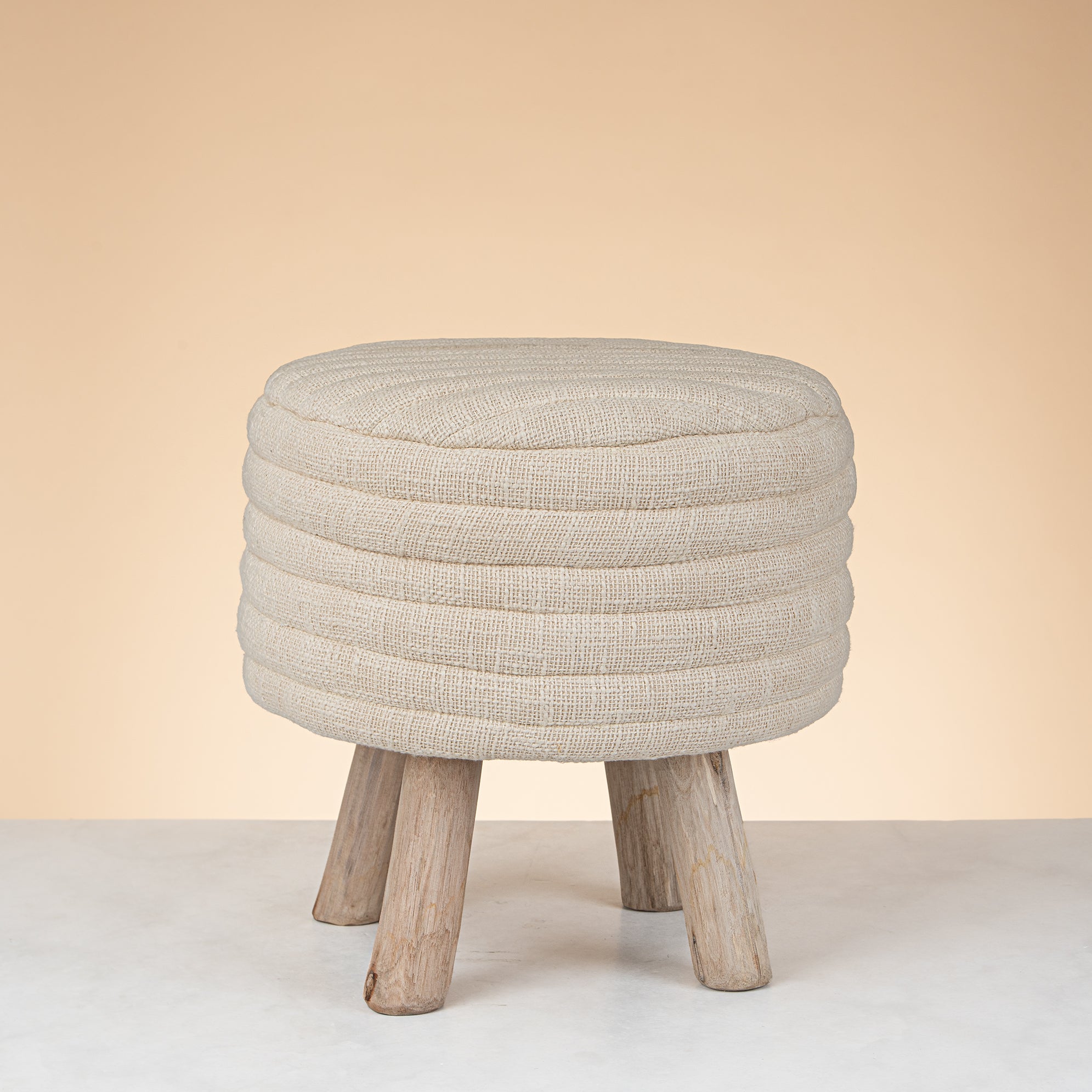 Cannon Handmade Cotton Stool – 40x40x40 cm – Ononda