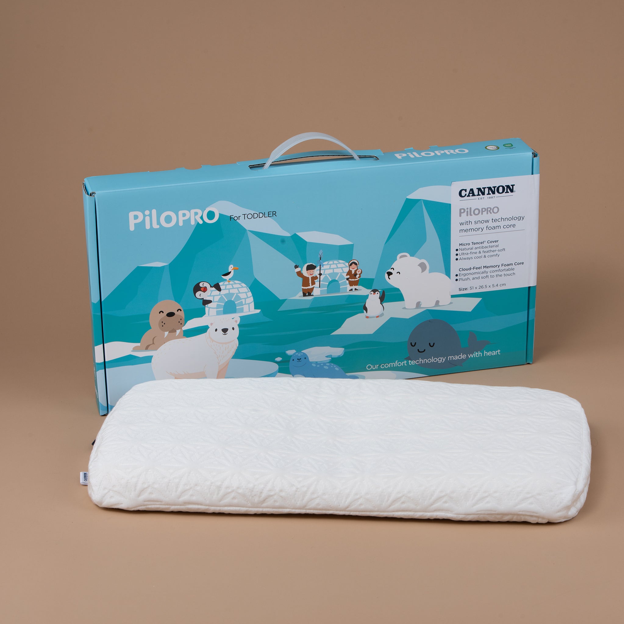 Cannon Pilopro Toddler Pillow – 25.5x56x5.4 cm