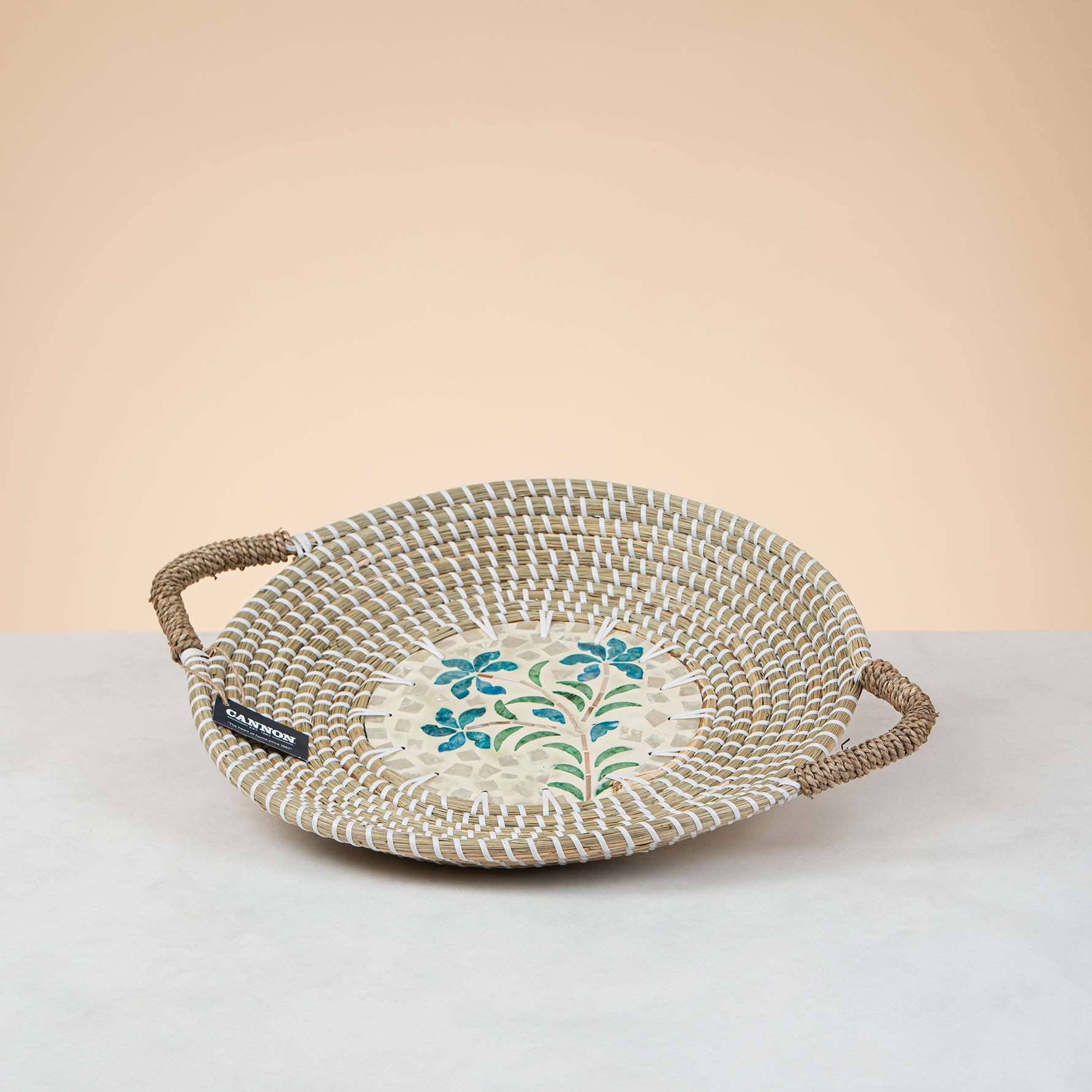 Cannon Seagrass Tray with Handle – PQ048