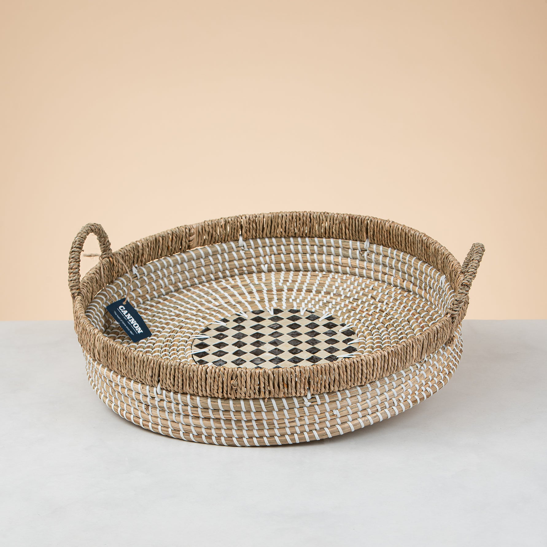 Cannon Seagrass Tray with Handle – PQ049