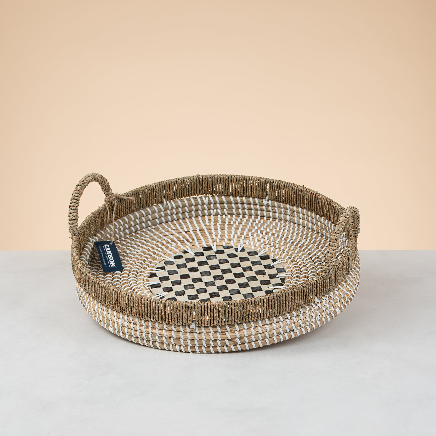 Cannon Seagrass Tray with Handle – PQ049