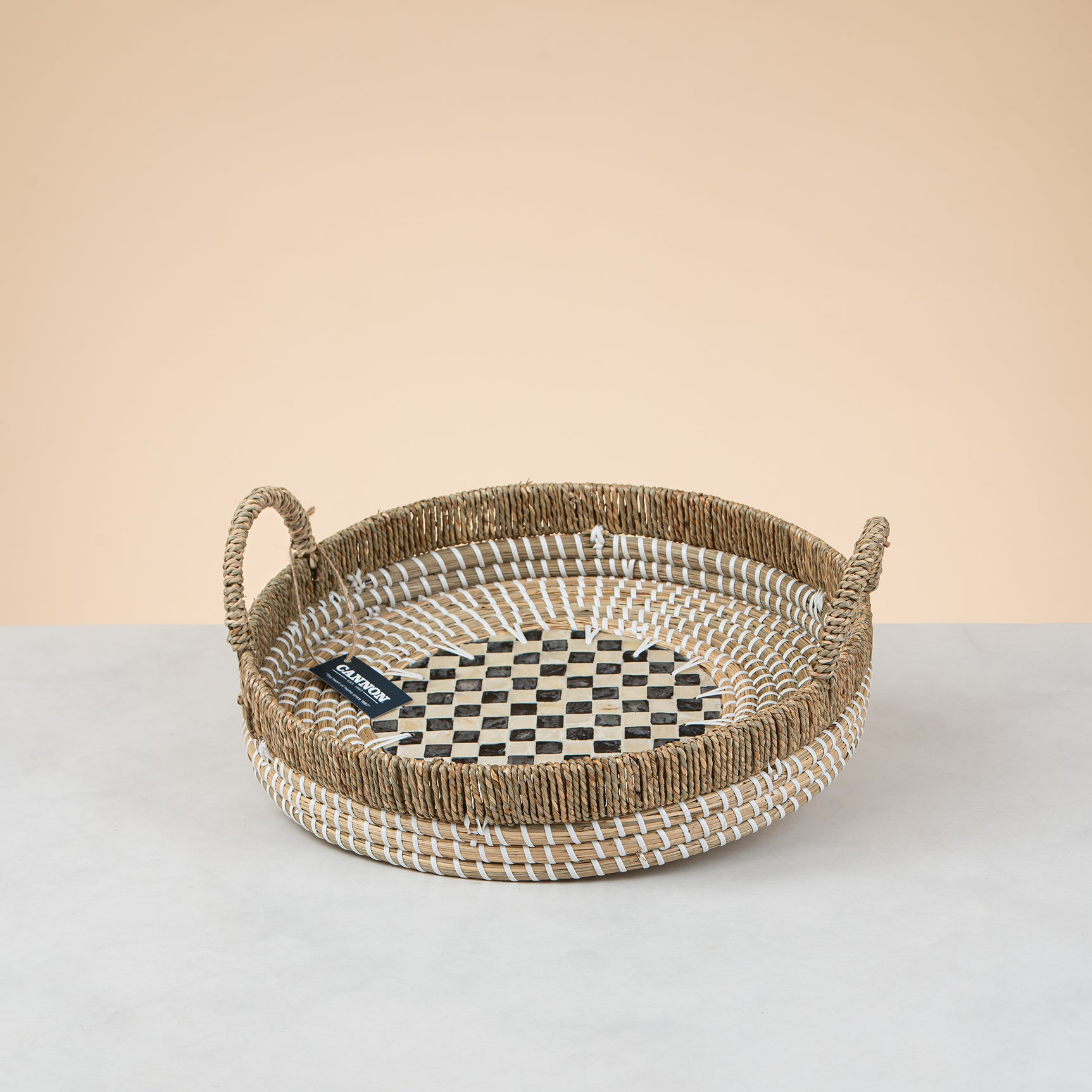 Cannon Seagrass Tray with Handle – PQ049