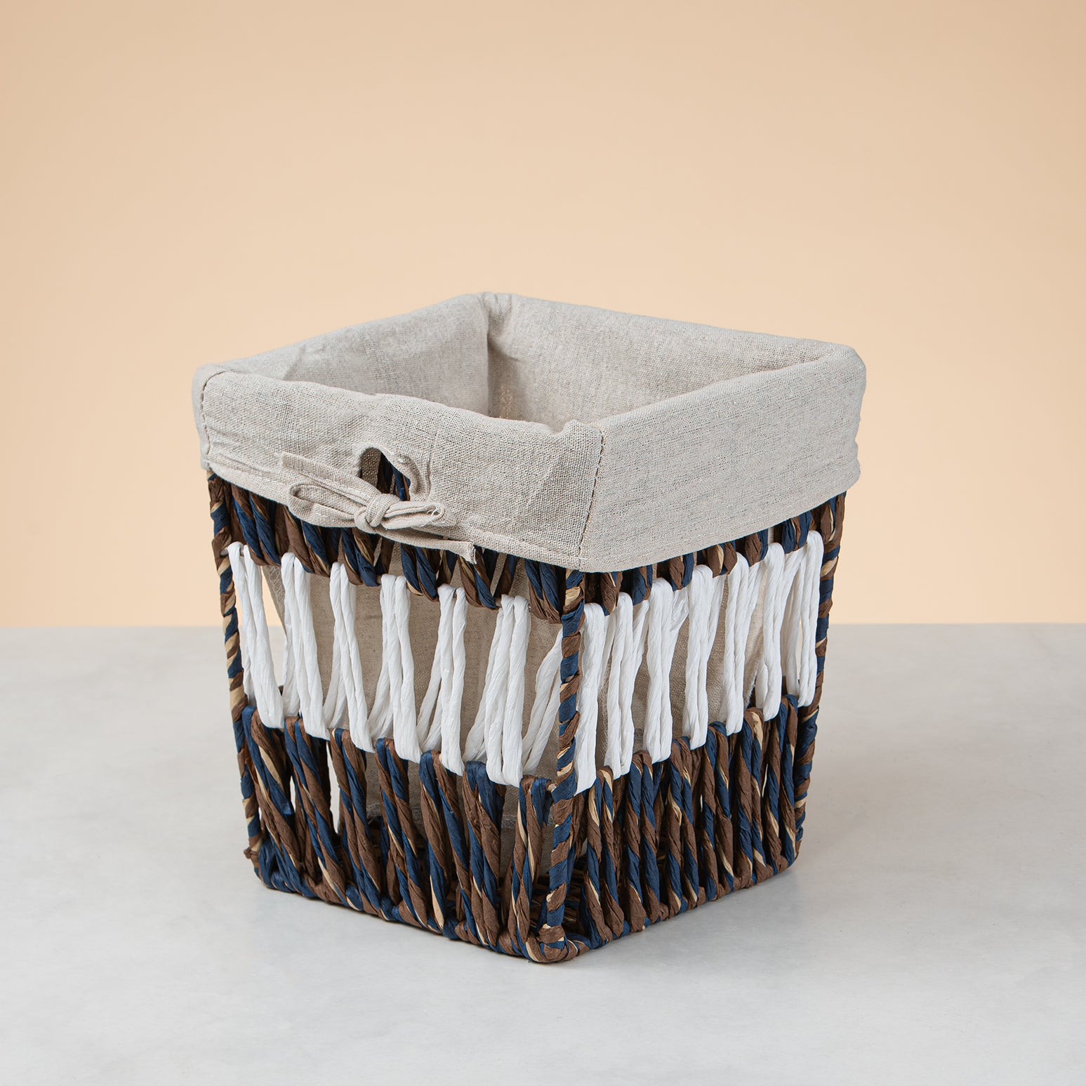 Cannon Paper Waste Basket Rectangle 23.5×23.5×25H / 19×19 cm