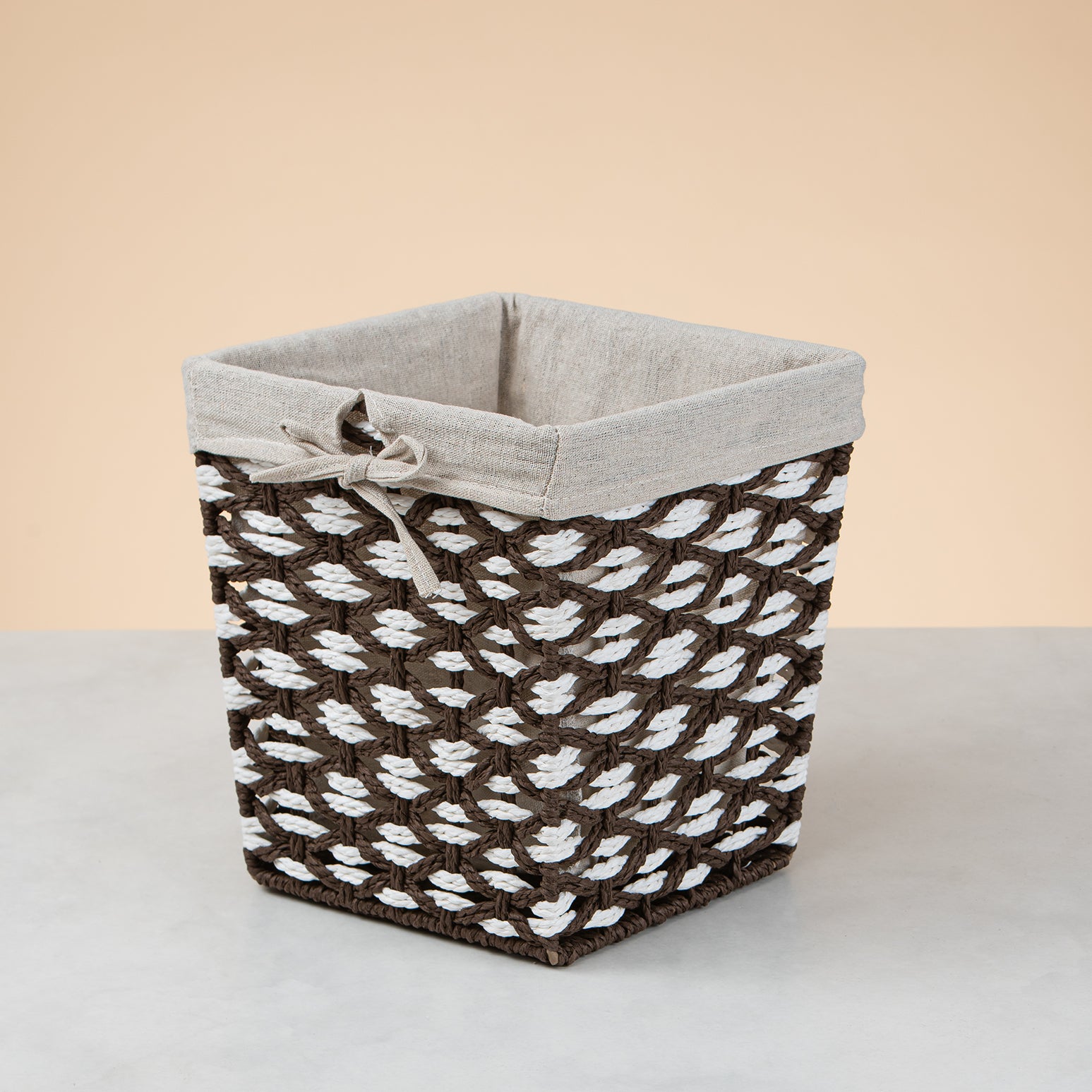 Cannon Paper Waste Basket Rectangle 23.5×23.5×25H / 19×19 cm