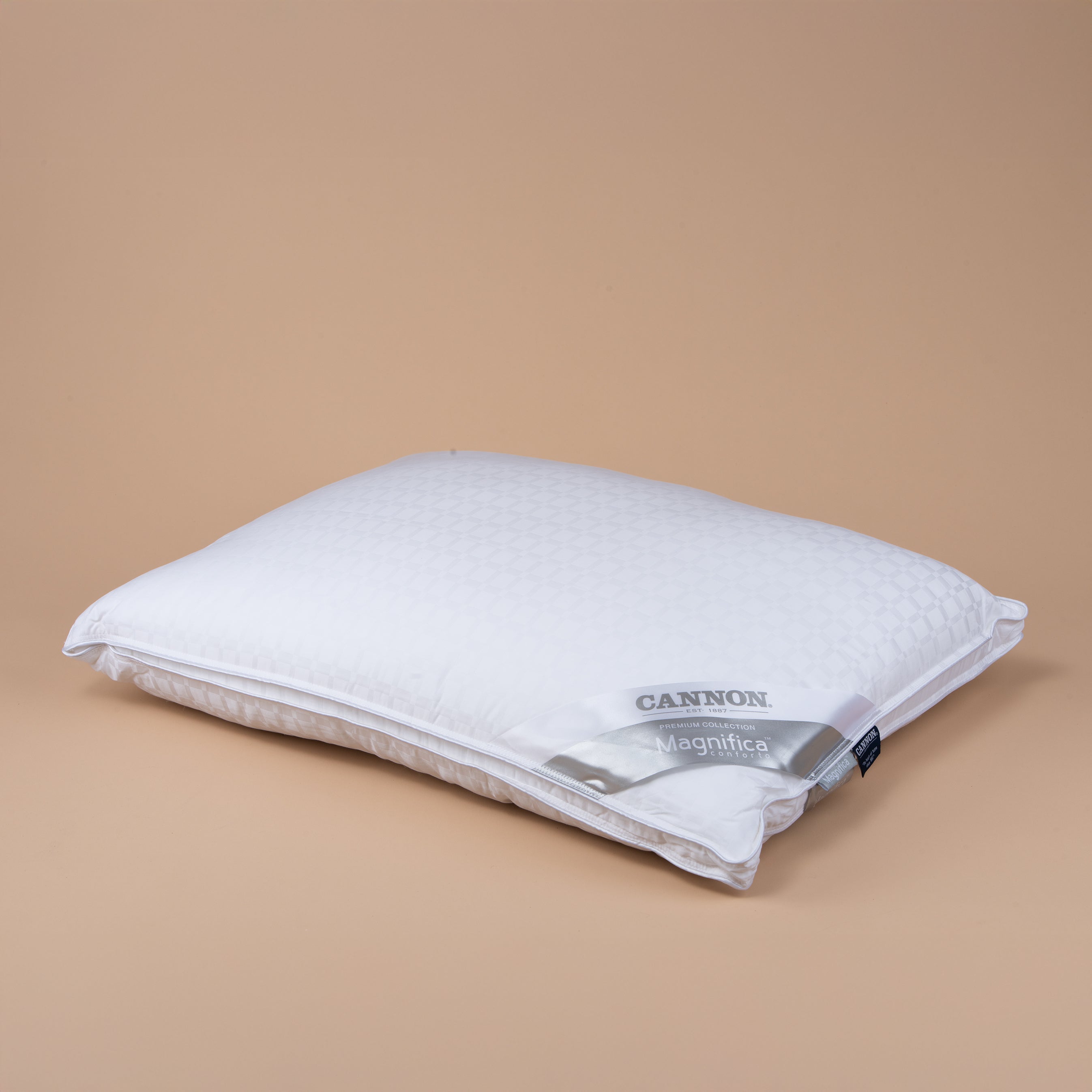 Cannon Magnifica Microfiber Pillow – Bamboo – 100% Cotton Cover T-300