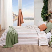 Mestiere Reversible Jacquard Bedspread - Urban Home