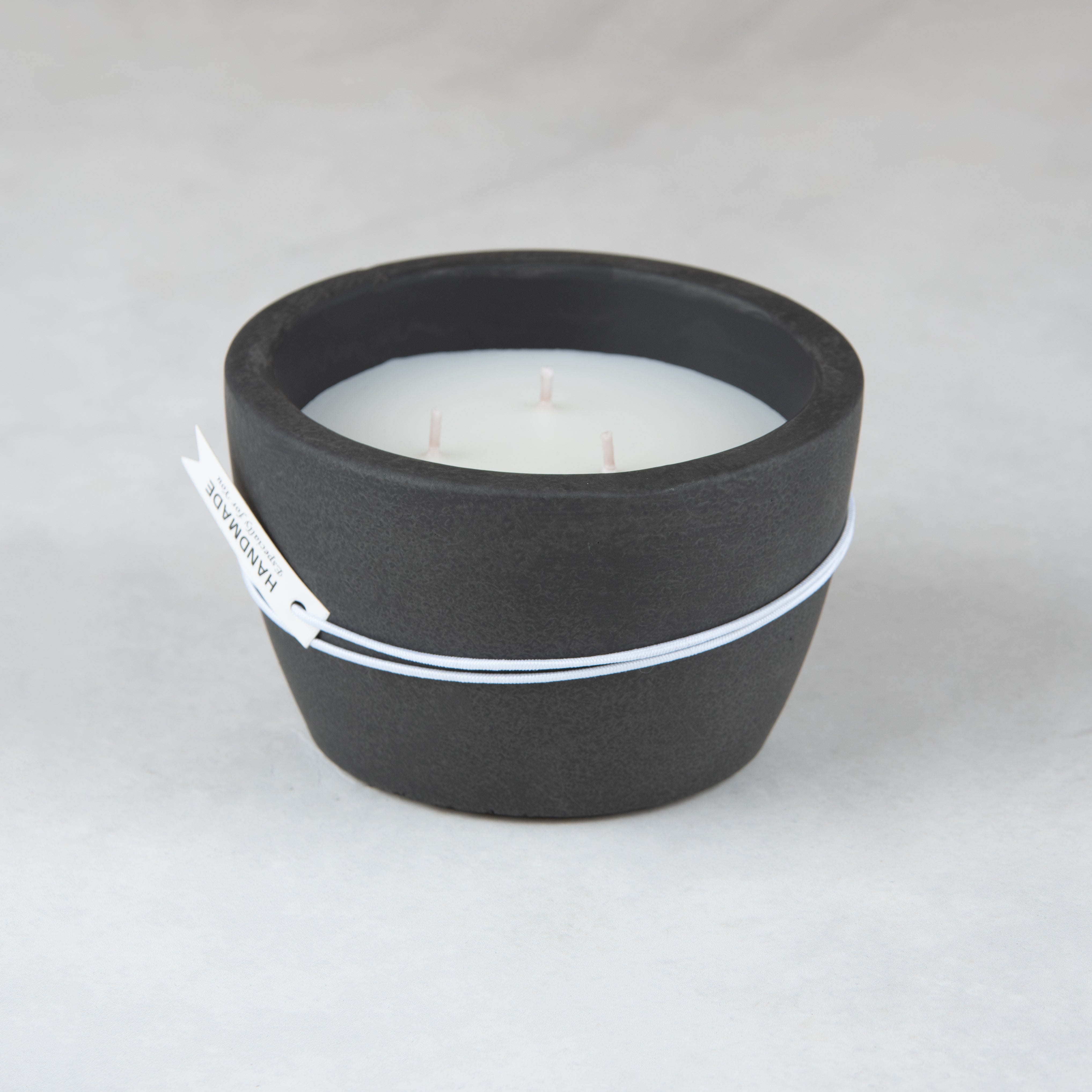 Handmade ceramic loft candle
