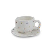 Hand-painted mug and plate