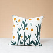 Floral cushion cover