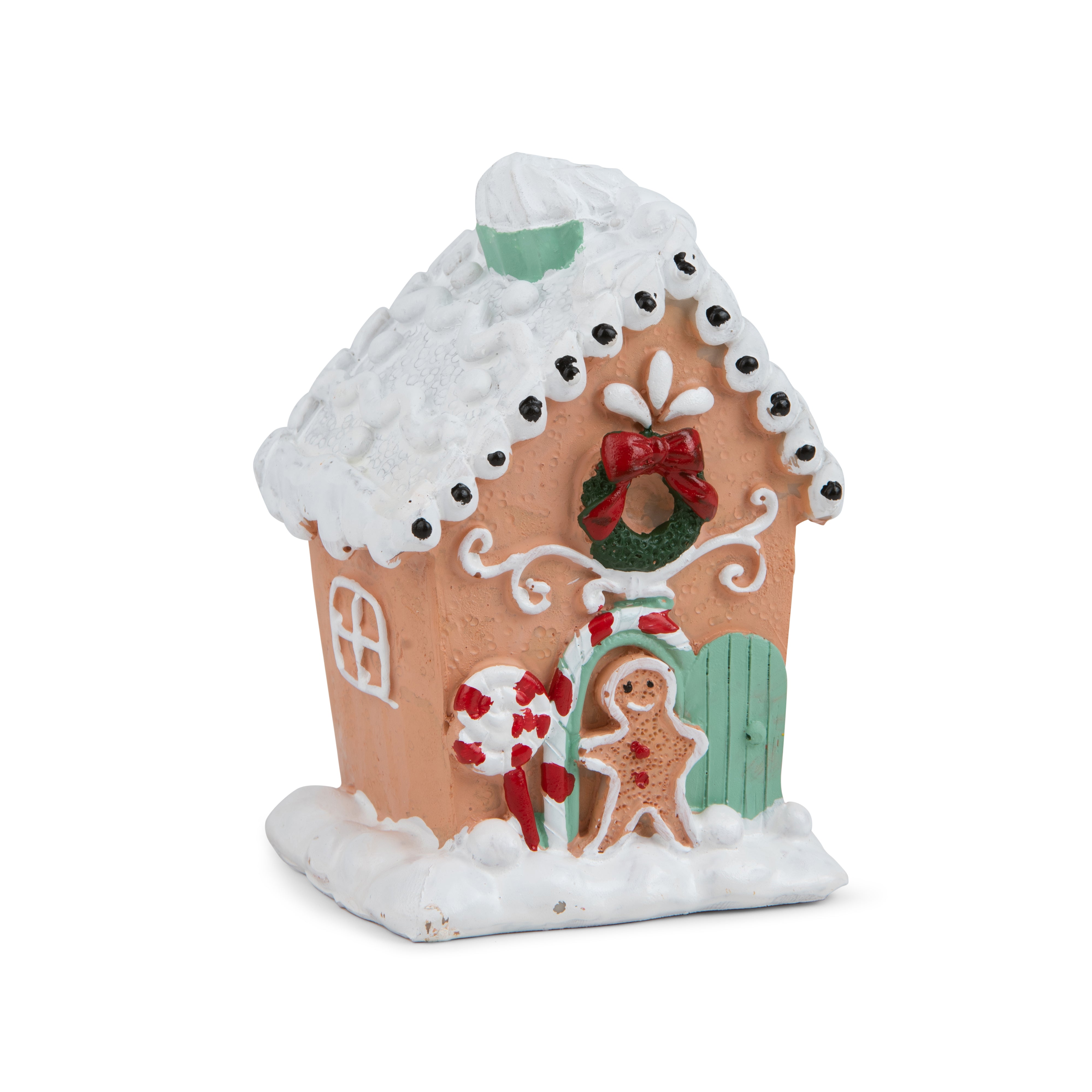 Gingerbread house figurine 13x8cm