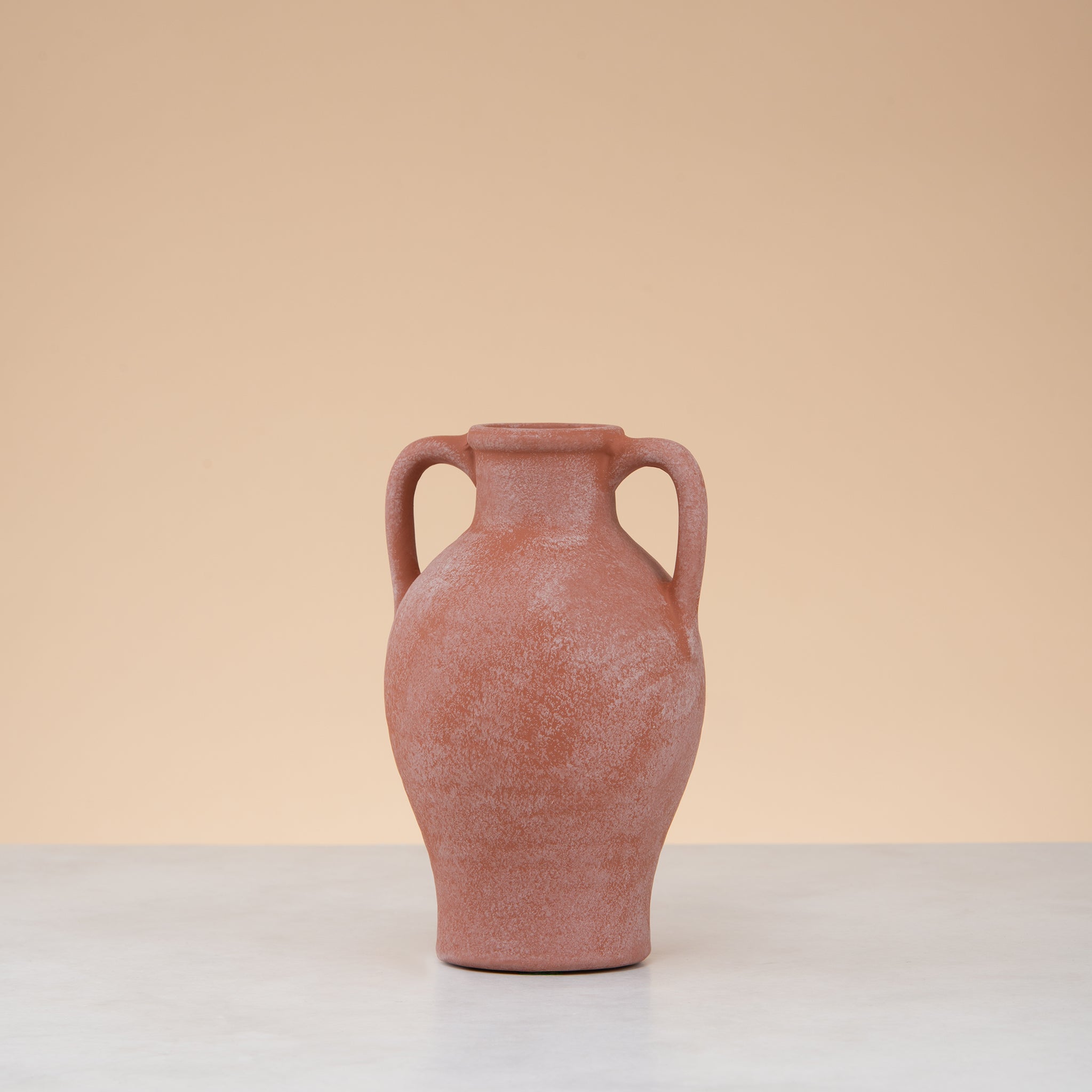 Sand stone vase brik with handles