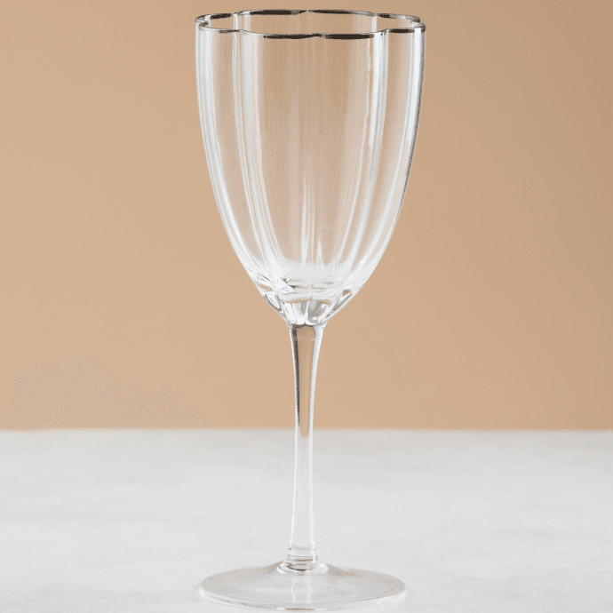 Flower shape glass cup - Urban Home