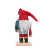 Wooden Santa mini figurine