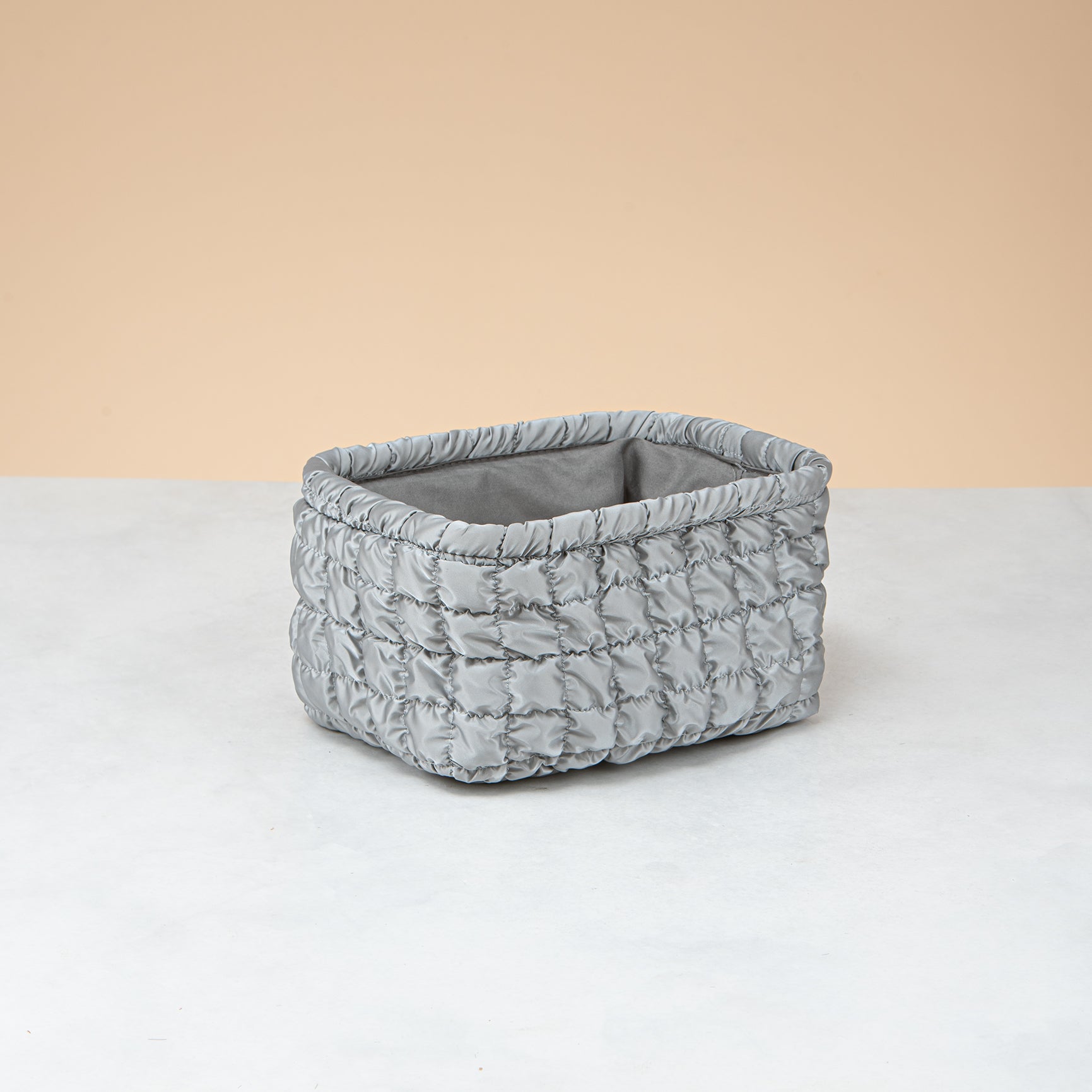 Textured Fabric Storage Basket