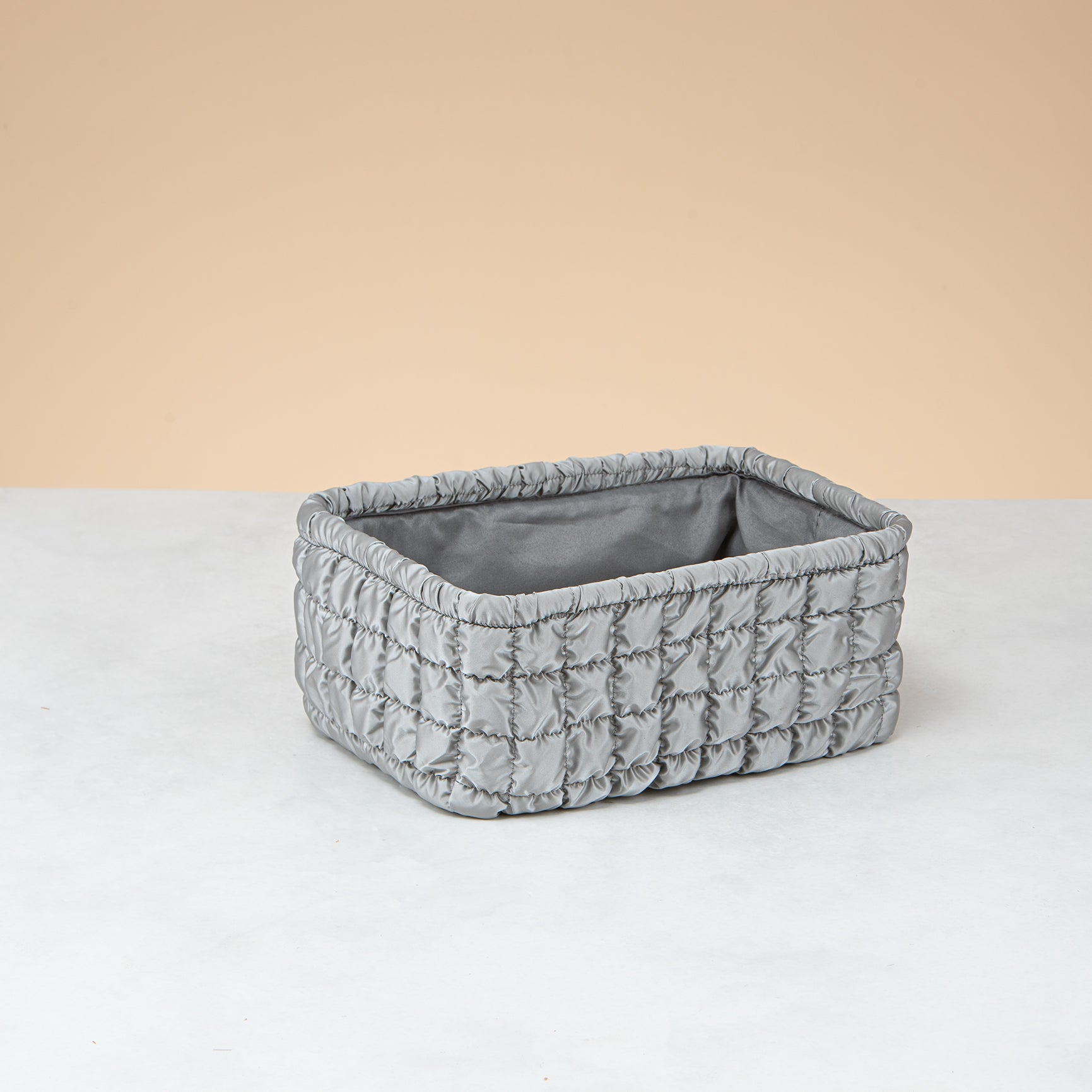 Textured Fabric Storage Basket