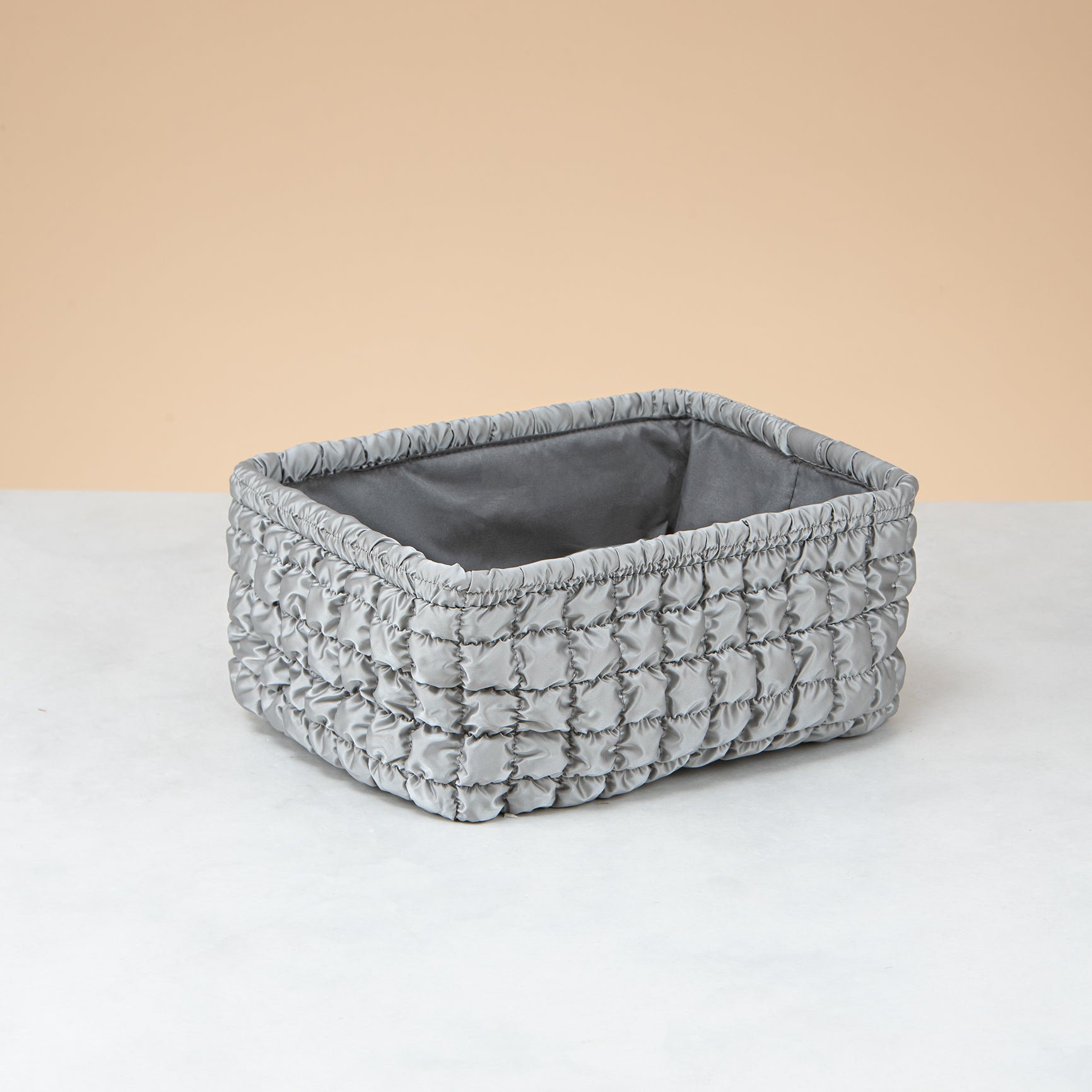 Textured Fabric Storage Basket