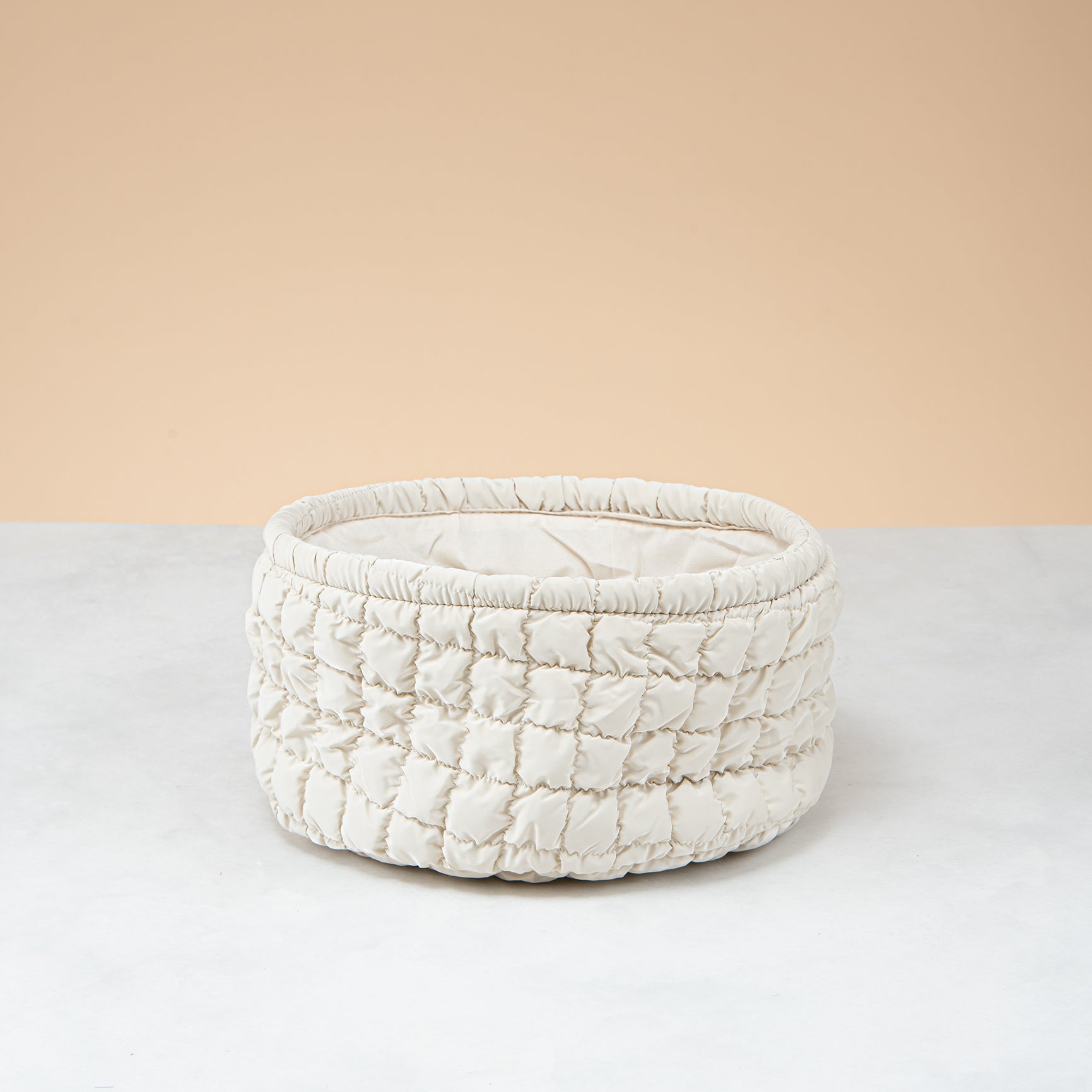 Textured Fabric Storage Basket