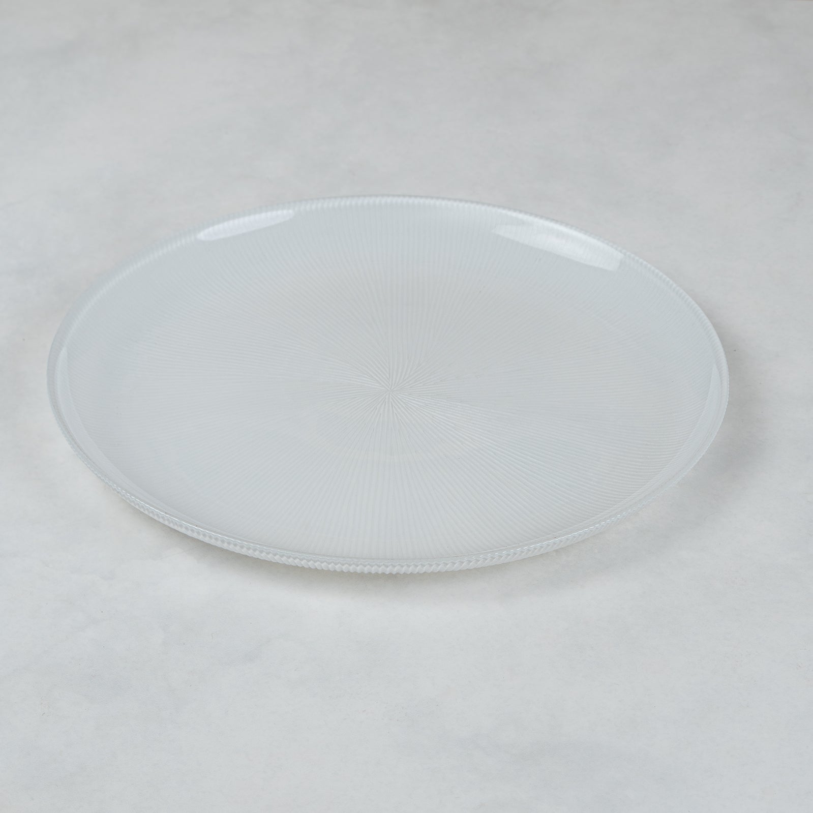 Colorful Round Glass Sous-Plate