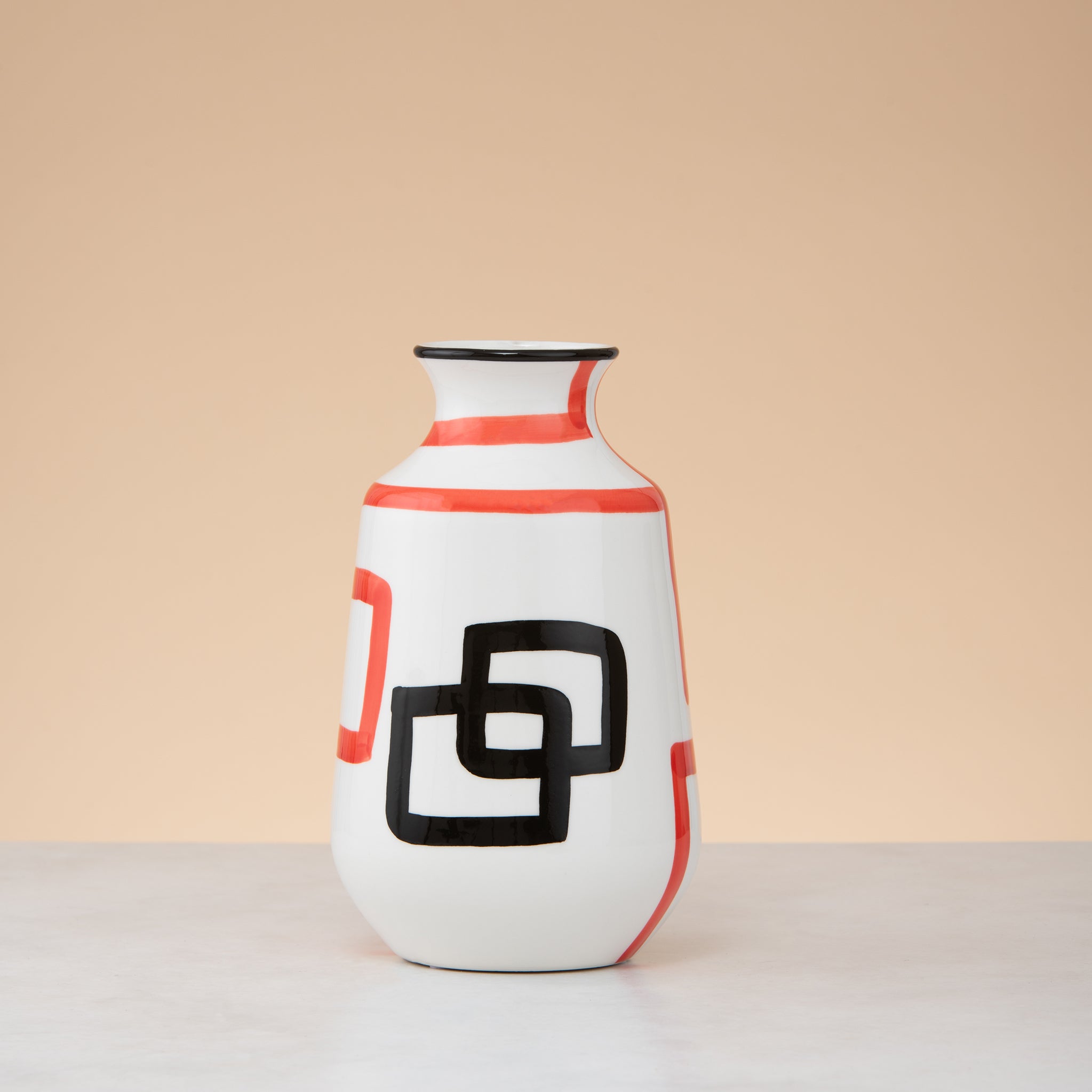 Arty face vase short