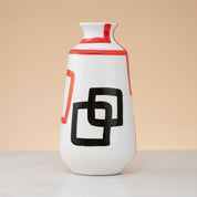 Arty face vase long