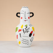 Modern muse vase with handle-long