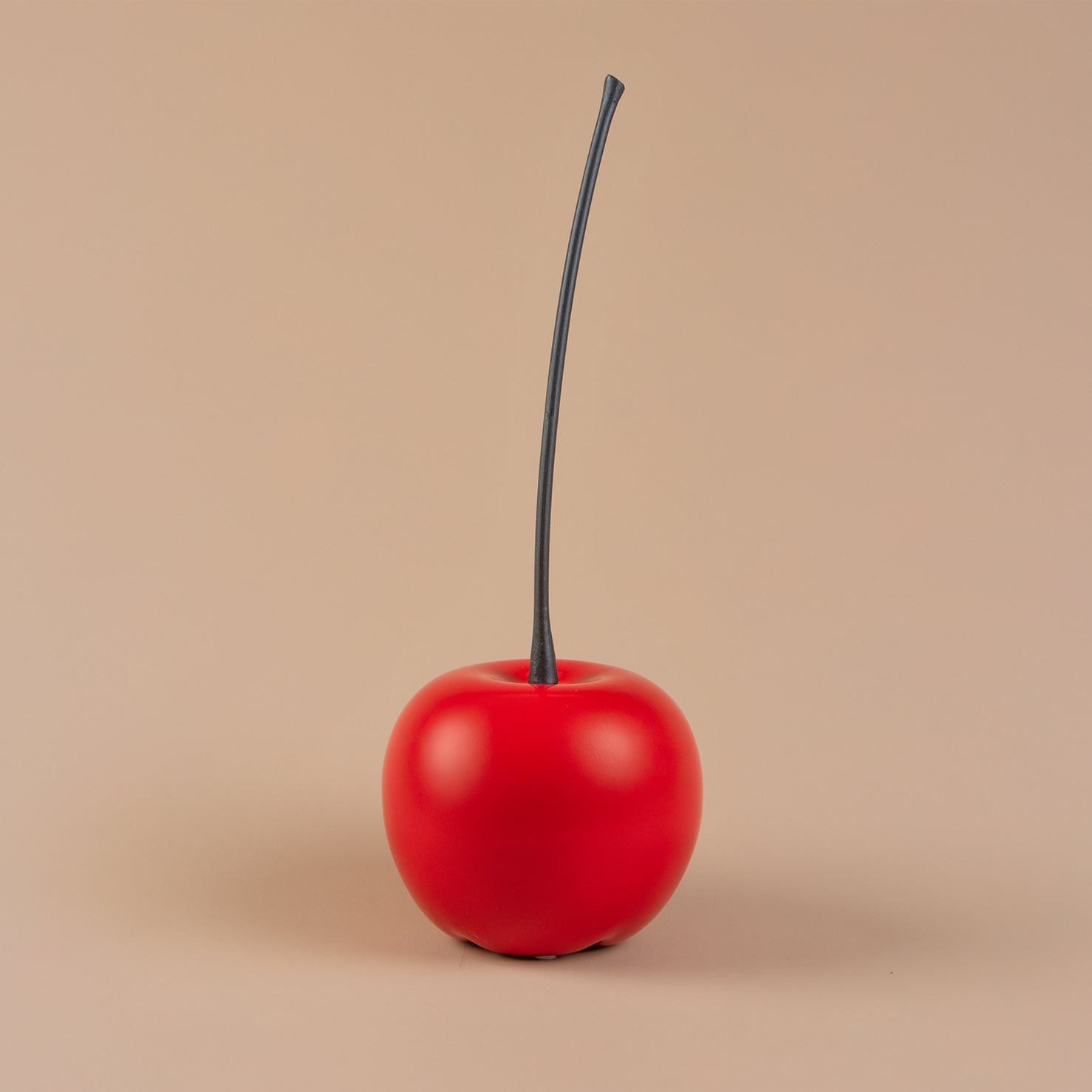 Cherry-Shaped Ceramic Vase – Red