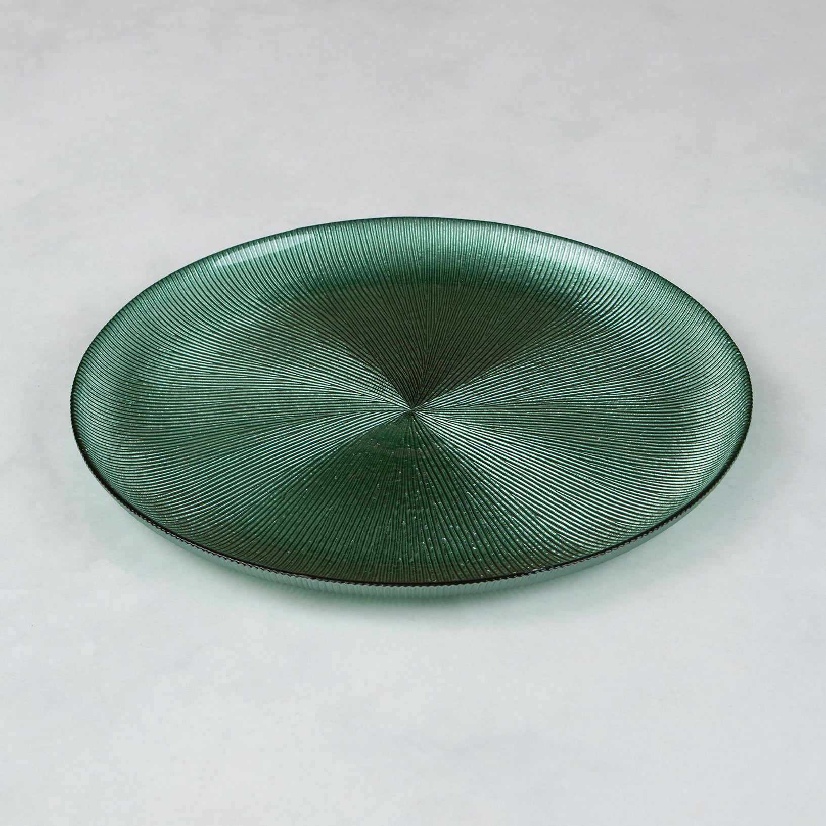 Colorful Round Glass Sous-Plate