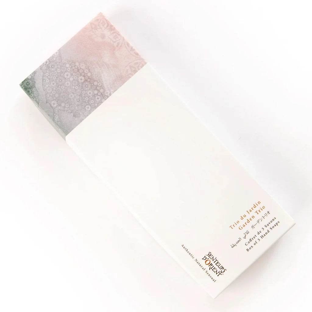 Box Of 3 Maamoul Soap Cedar Jasmin Gardenia - Urban Home