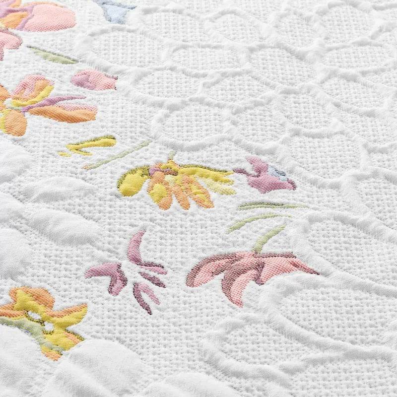 Flora Jacquard Bedspread - Urban Home