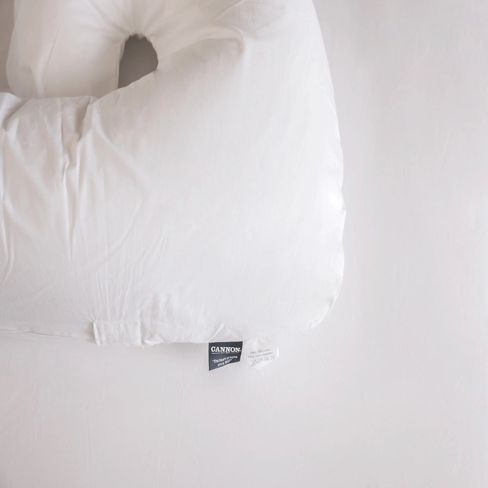 Cannon Pregnancy & Nursing Pillow 60x24 – 100% Cotton T-200 Fiberfill
