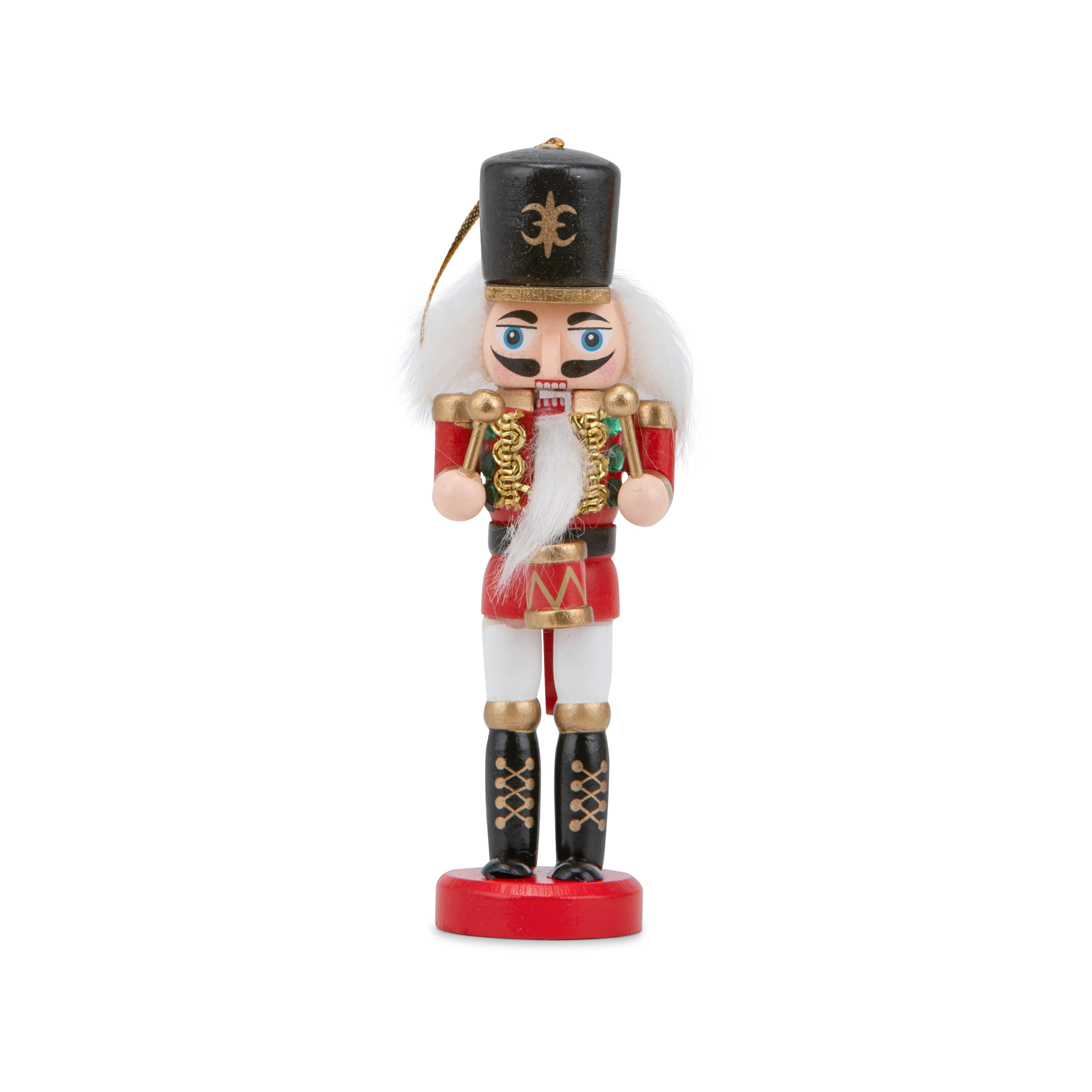 Nutcracker black and red 12cm 4pcs set