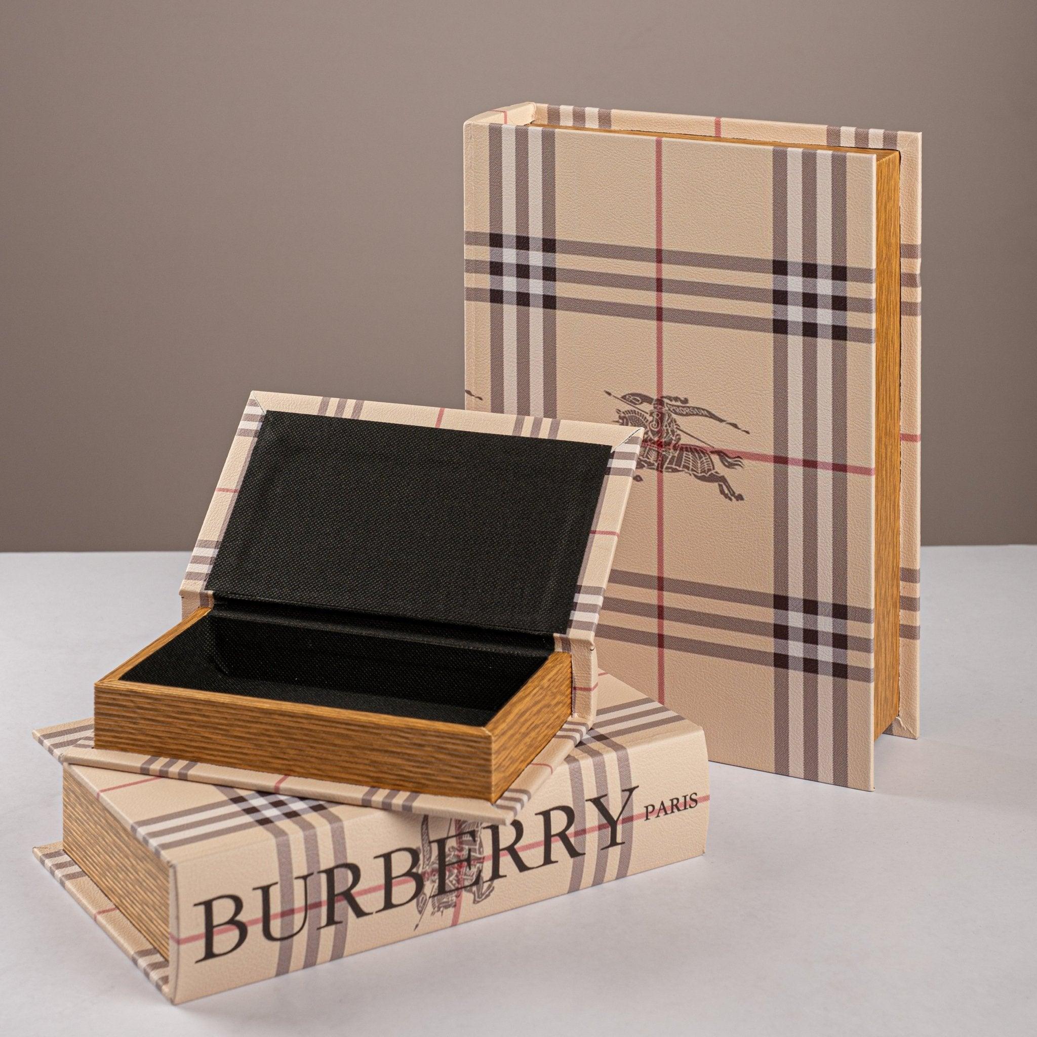 Burberry Heritage Decorative Book Box Set – Urban Home