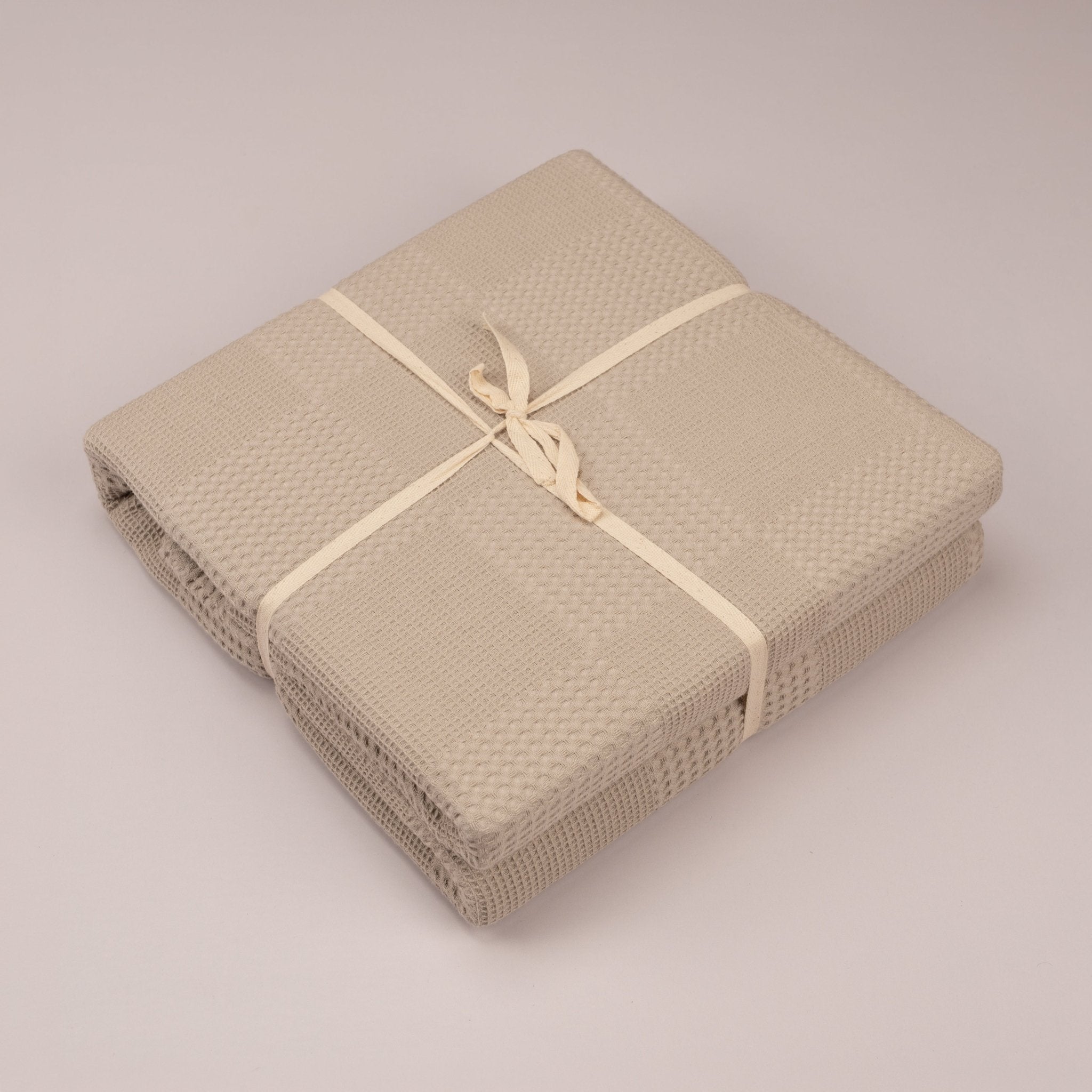 Pastel Waffle Cotton Blanket ByUrban - Urban Home