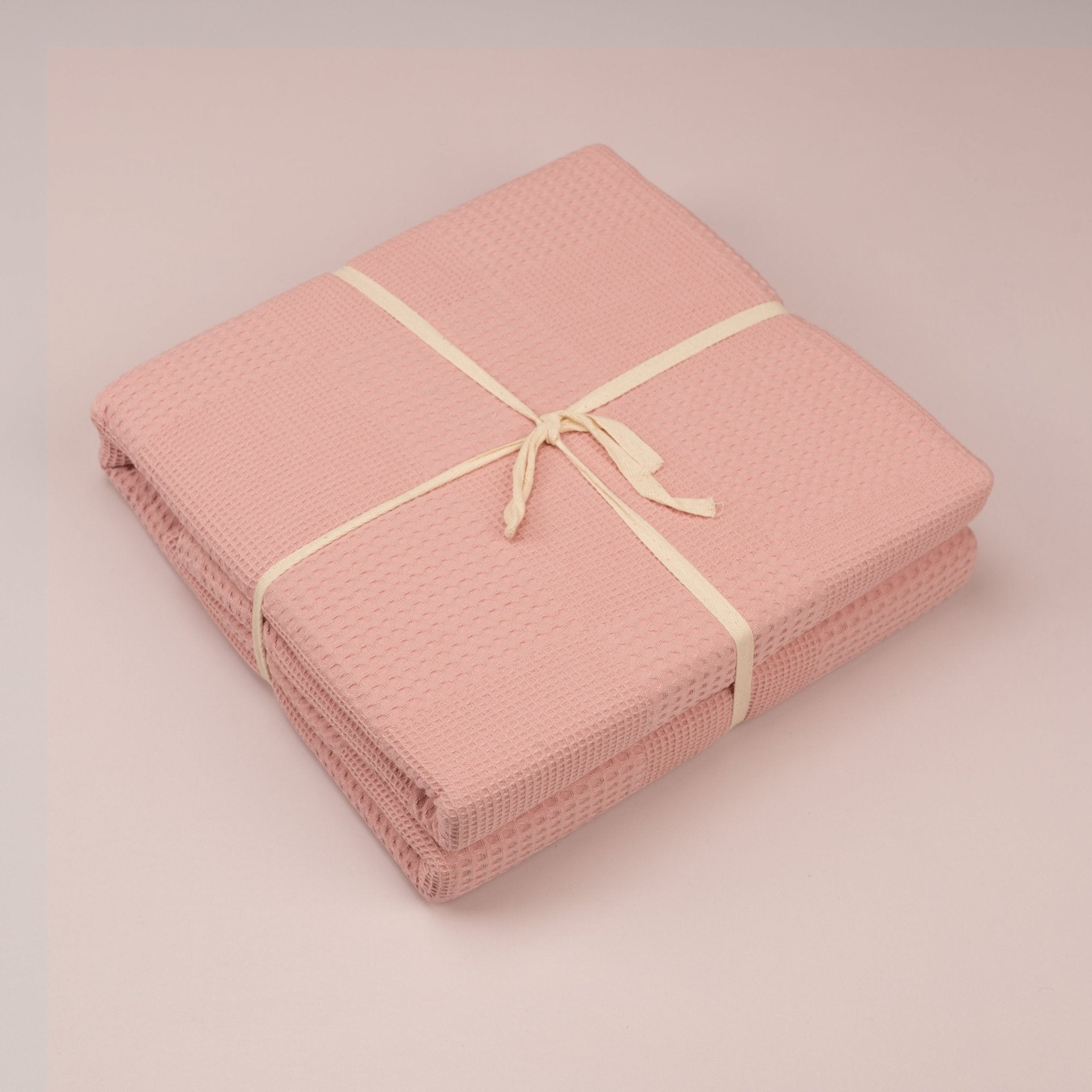 Colorful Waffle cotton blanket ByUrban - Urban Home