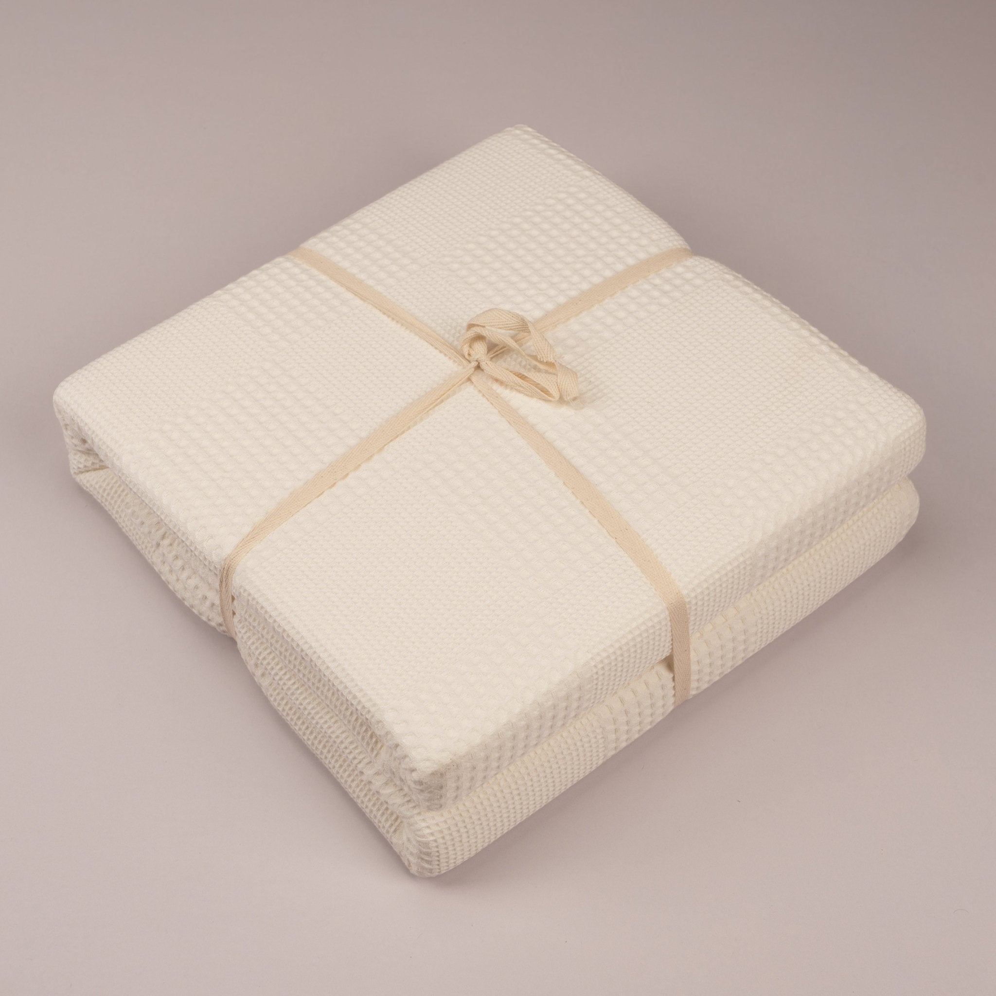Pastel Waffle Cotton Blanket ByUrban - Urban Home