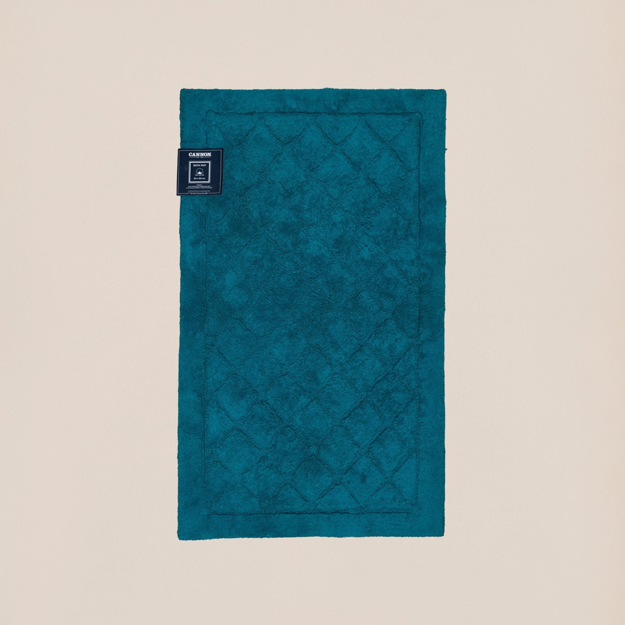 Diamond Pattern Luxury Bath Mat – 2000 GSM - Urban Home
