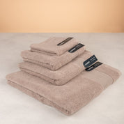 Combed Cannon Towel Collection - Dark Beige - Urban Home