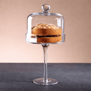 Elegant Clear Dome Cake Stand - Urban Home