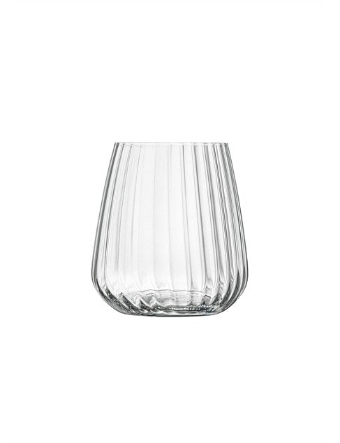 Luigi Bormioli Optica Stemless Wine Glass – 450ml (Set of 6) - Urban Home
