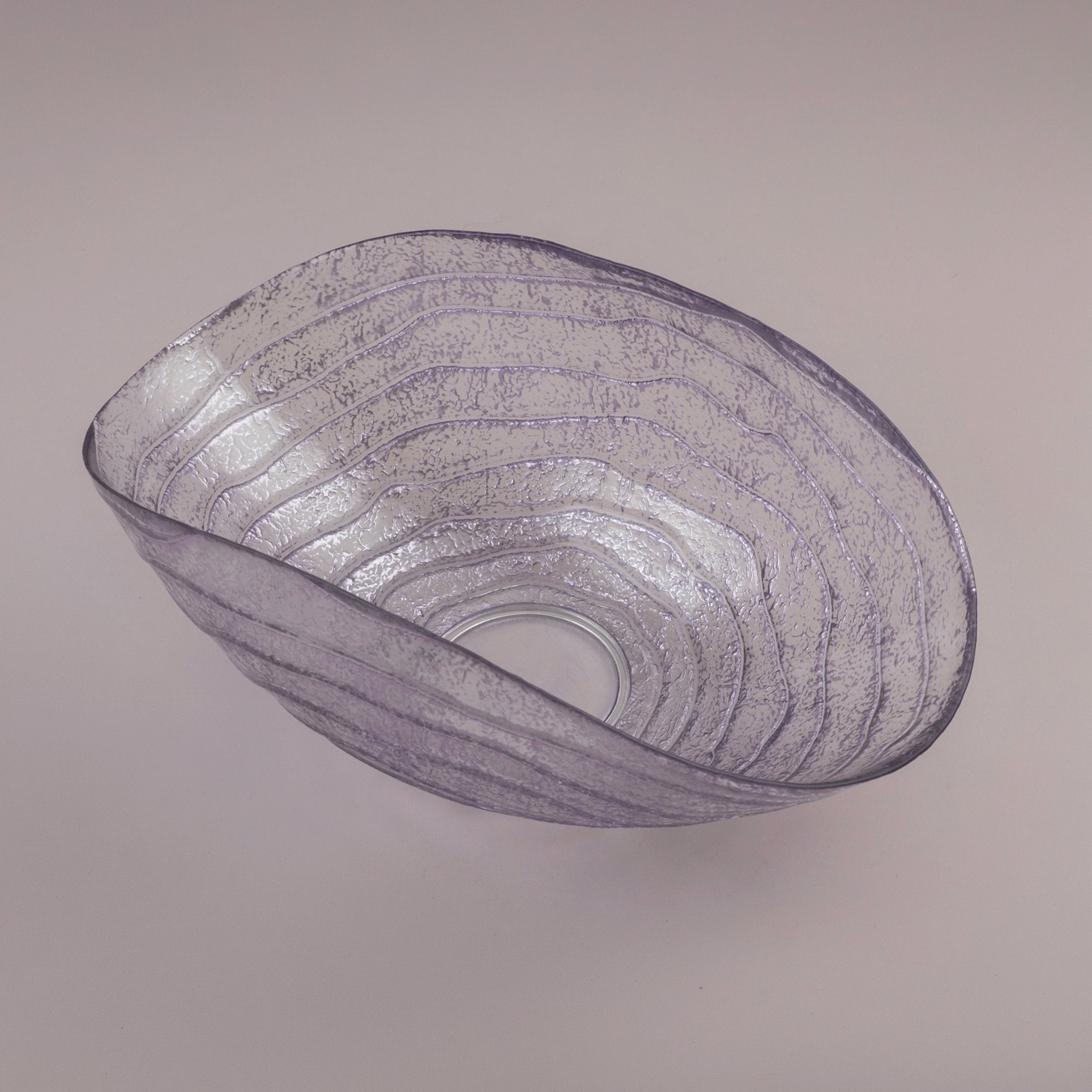 Murano Caroxs Lilac Bowl – 36 × 20 × H15 cm - Urban Home