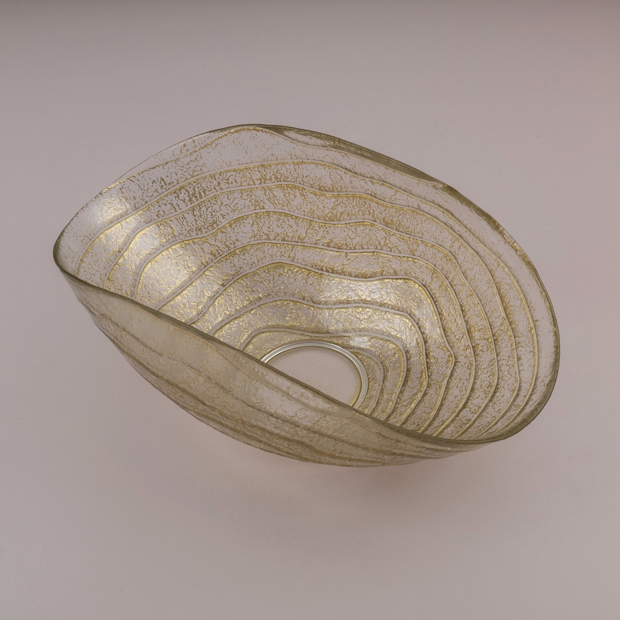 Murano Caroxs Gold Bowl – 36 × 20 × H15 cm - Urban Home