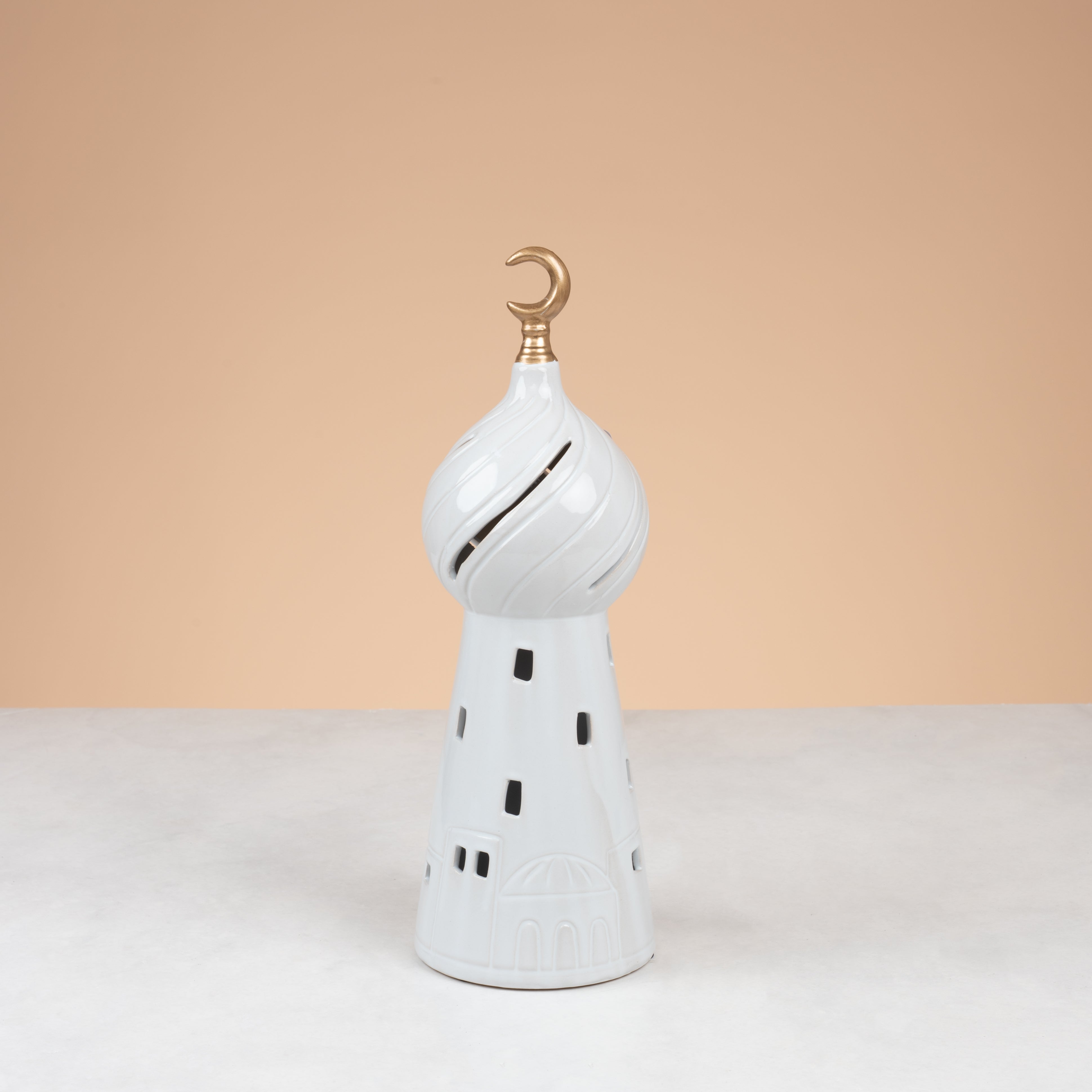 Artisan Whirling Sculpture - Ceramic LED Lamp