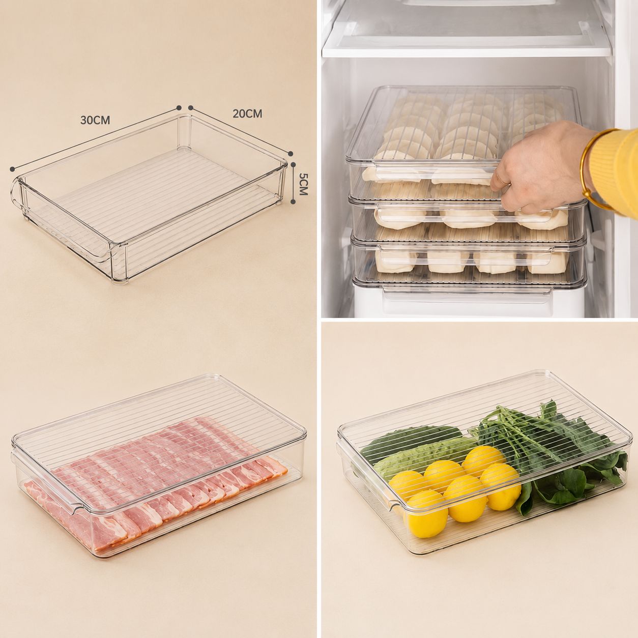 Wide & Slim Fridge Organizer