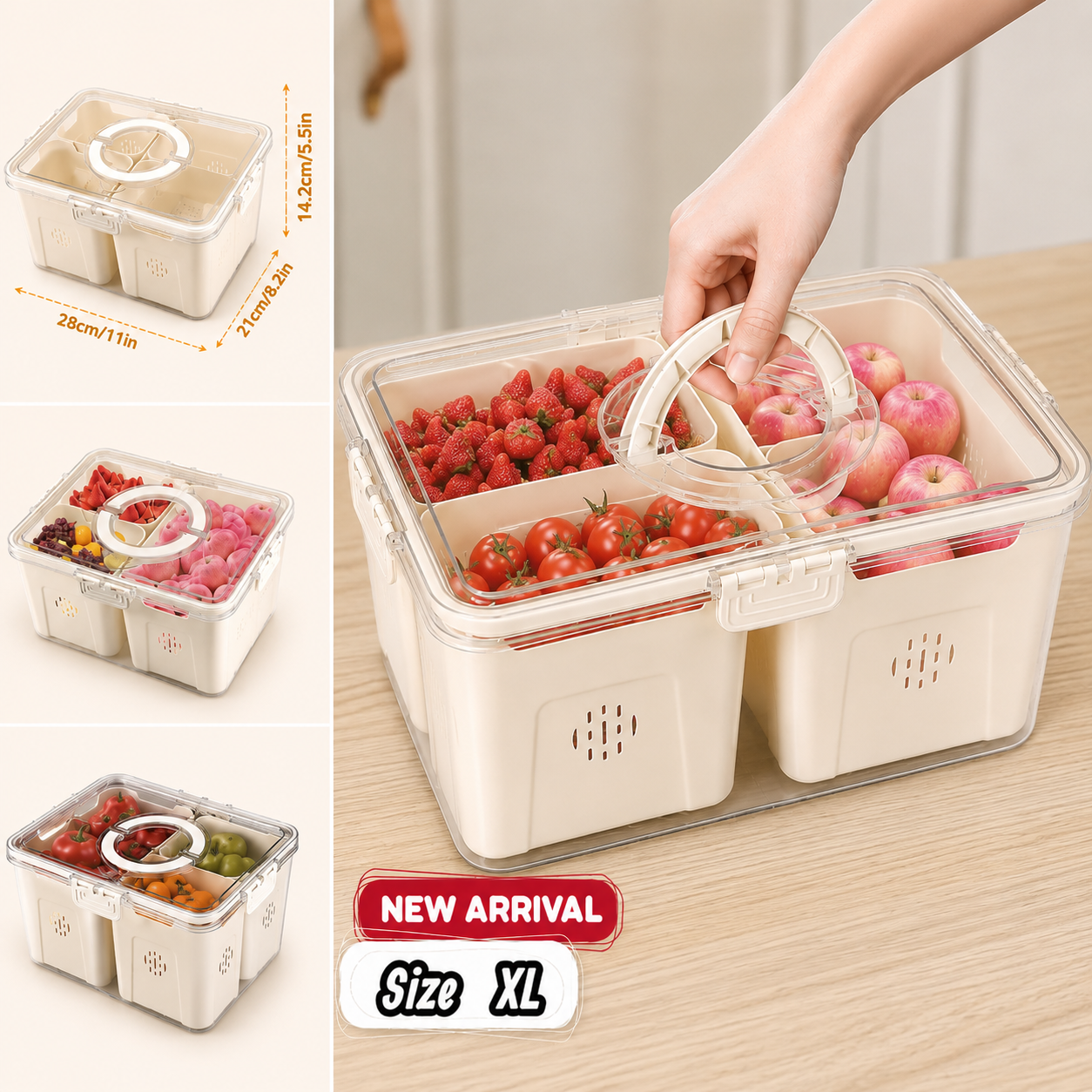 Plexi Fridge & Food Storage Organizer