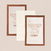 Cannon Kitchen Towel Set 41 × 63 cm (3 Pcs) – Velour Printed International Coffee - Urban Home