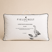 Fieldcrest Luxury White Goose Down Pillow – 51×76 cm - Urban Home